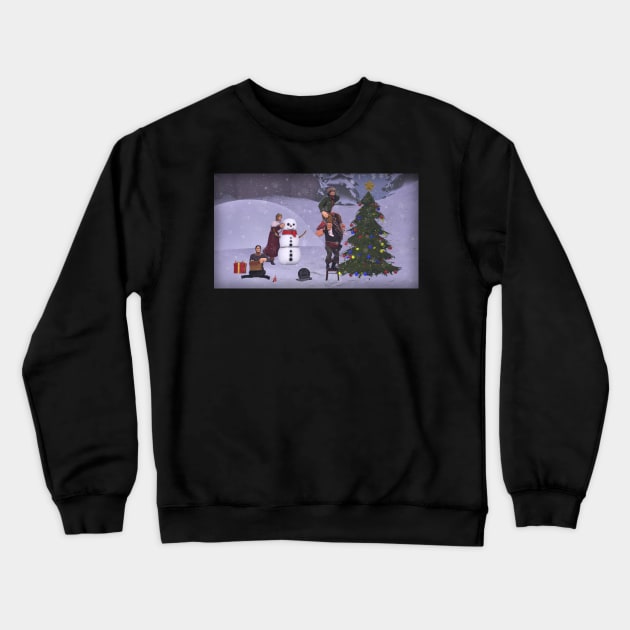 Heavy Weapons Family Holiday Crewneck Sweatshirt by Blackmoonrose13